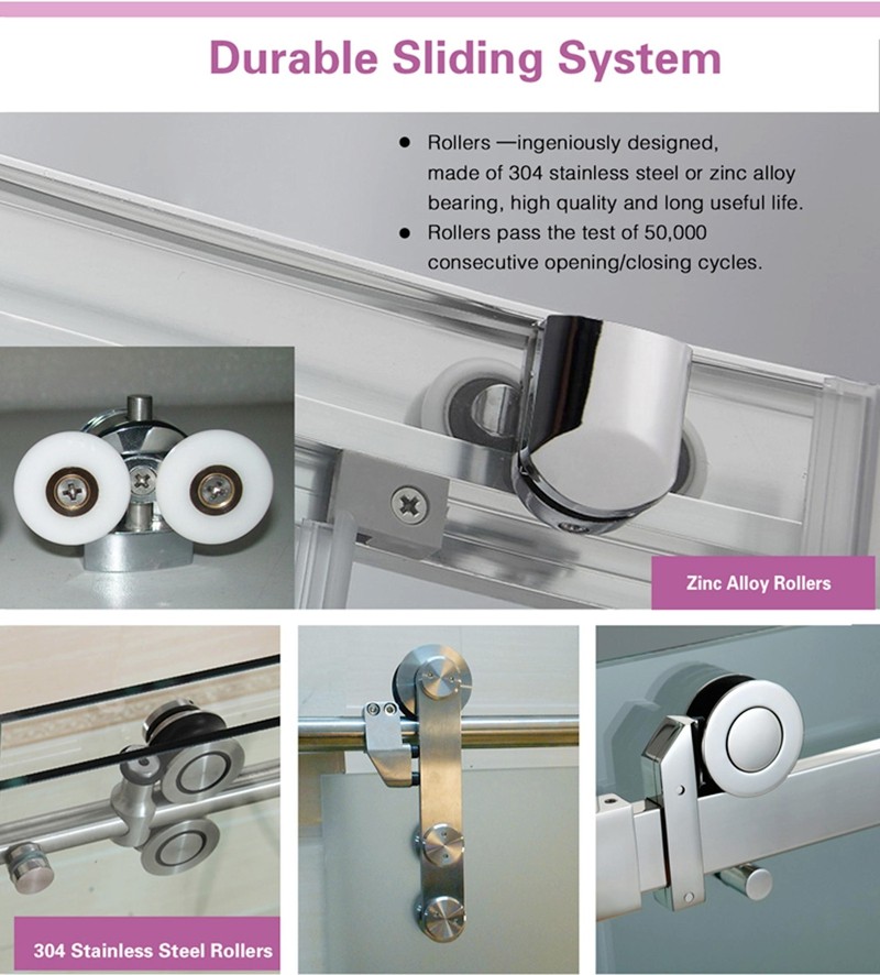 corner shower stalls