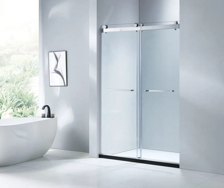 Double Sliding Glass Shower Screen